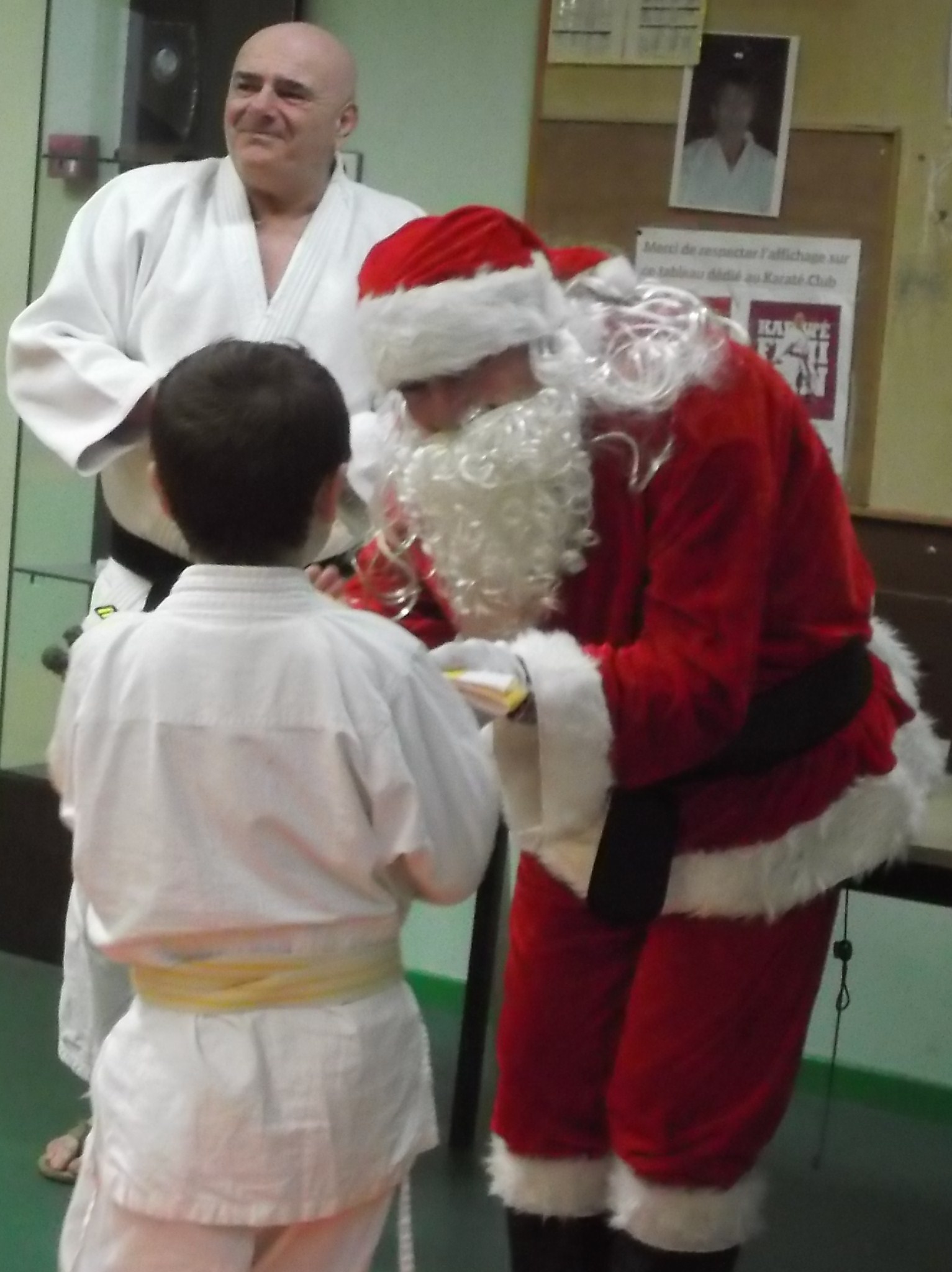 La visite du Père Noël au judo