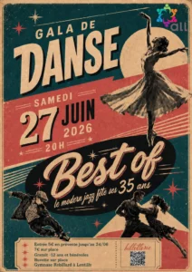 Affiche GALA MODERN JAZZ